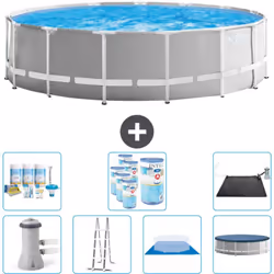 Choisissez la commodité et le confort cet été Avec ce forfait piscine d' Intex , vous pouvez choisir la la commodité et < str ...