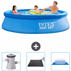 Choisissez la commodité et le confort cet été Avec ce forfait piscine d' Intex , vous pouvez choisir la la commodité et < str ...