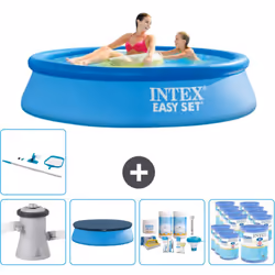 Choisissez la commodité et le confort cet été Avec ce forfait piscine d' Intex , vous pouvez choisir la la commodité et < str ...