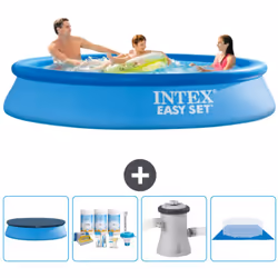 Choisissez la commodité et le confort cet été Avec ce forfait piscine d' Intex , vous pouvez choisir la la commodité et < str ...