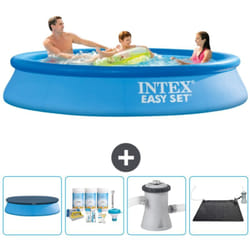 Piscine Gonflable Ronde Easy Set Intex 305 x 61 cm - Bleue - Incluse Accessoire CB4