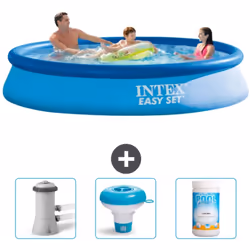 Choisissez la commodité et le confort cet été Avec ce forfait piscine d' Intex , vous pouvez choisir la la commodité et < str ...