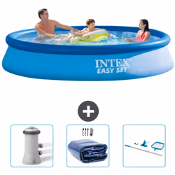 Choisissez la commodité et le confort cet été Avec ce forfait piscine d' Intex , vous pouvez choisir la la commodité et < str ...