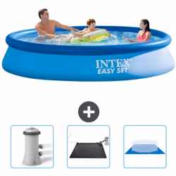 Choisissez la commodité et le confort cet été Avec ce forfait piscine d' Intex , vous pouvez choisir la la commodité et < str ...