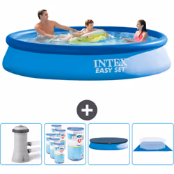 Choisissez la commodité et le confort cet été Avec ce forfait piscine d' Intex , vous pouvez choisir la la commodité et < str ...