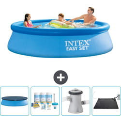 Piscine Gonflable Ronde Easy Set Intex 305 x 76 cm - Bleue - Incluse Accessoire CB4