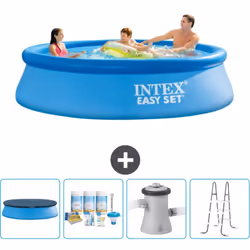 Choisissez la commodité et le confort cet été Avec ce forfait piscine d' Intex , vous pouvez choisir la la commodité et < str ...