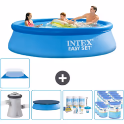 Choisissez la commodité et le confort cet été Avec ce forfait piscine d' Intex , vous pouvez choisir la la commodité et < str ...