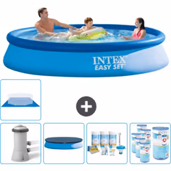 Choisissez la commodité et le confort cet été Avec ce forfait piscine d' Intex , vous pouvez choisir la la commodité et < str ...