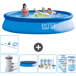 Choisissez la commodité et le confort cet été Avec ce forfait piscine d' Intex , vous pouvez choisir la la commodité et < str ...