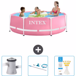 Choisissez la commodité et le confort cet été Avec ce forfait piscine d' Intex , vous pouvez choisir la la commodité et < str ...