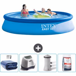 Choisissez la commodité et le confort cet été Avec ce forfait piscine d' Intex , vous pouvez choisir la la commodité et < str ...