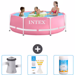 Choisissez la commodité et le confort cet été Avec ce forfait piscine d' Intex , vous pouvez choisir la la commodité et < str ...