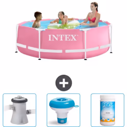 Choisissez la commodité et le confort cet été Avec ce forfait piscine d' Intex , vous pouvez choisir la la commodité et < str ...