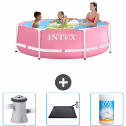 Choisissez la commodité et le confort cet été Avec ce forfait piscine d' Intex , vous pouvez choisir la la commodité et < str ...