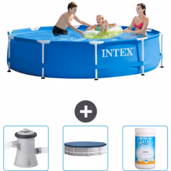 Choisissez la commodité et le confort cet été Avec ce forfait piscine d' Intex , vous pouvez choisir la la commodité et < str ...