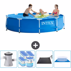 Choisissez la commodité et le confort cet été Avec ce forfait piscine d' Intex , vous pouvez choisir la la commodité et < str ...