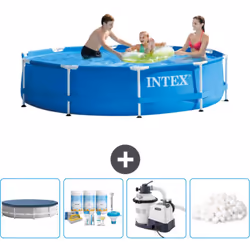 Choisissez la commodité et le confort cet été Avec ce forfait piscine d' Intex , vous pouvez choisir la la commodité et < str ...