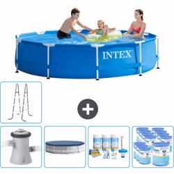 Choisissez la commodité et le confort cet été Avec ce forfait piscine d' Intex , vous pouvez choisir la la commodité et < str ...