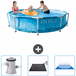 Choisissez la commodité et le confort cet été Avec ce forfait piscine d' Intex , vous pouvez choisir la la commodité et < str ...