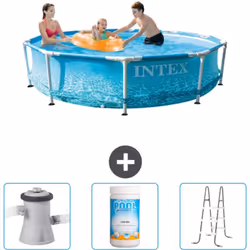 Choisissez la commodité et le confort cet été Avec ce forfait piscine d' Intex , vous pouvez choisir la la commodité et < str ...