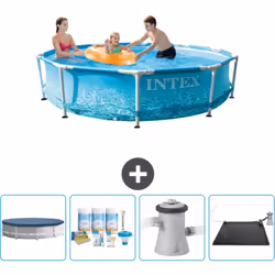 Choisissez la commodité et le confort cet été Avec ce forfait piscine d' Intex , vous pouvez choisir la la commodité et < str ...