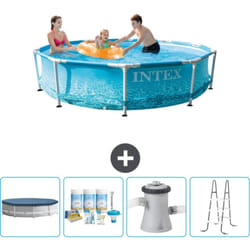 Intex - Piscine Cadre Rond - 305 x 76 cm - Inclus Accessoire CB6