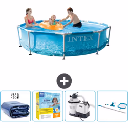 Choisissez la commodité et le confort cet été Avec ce forfait piscine d' Intex , vous pouvez choisir la la commodité et < str ...