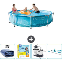 Intex - Piscine Cadre Rond - 305 x 76 cm - Inclus Accessoire CB72