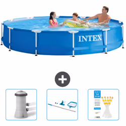 Choisissez la commodité et le confort cet été Avec ce forfait piscine d' Intex , vous pouvez choisir la la commodité et < str ...