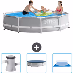 Choisissez la commodité et le confort cet été Avec ce forfait piscine d' Intex , vous pouvez choisir la la commodité et < str ...