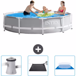 Choisissez la commodité et le confort cet été Avec ce forfait piscine d' Intex , vous pouvez choisir la la commodité et < str ...