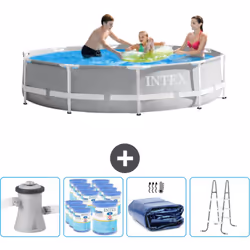 Choisissez la commodité et le confort cet été Avec ce forfait piscine d' Intex , vous pouvez choisir la la commodité et < str ...
