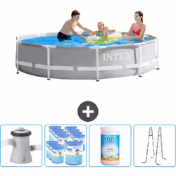 Choisissez la commodité et le confort cet été Avec ce forfait piscine d' Intex , vous pouvez choisir la la commodité et < str ...