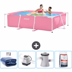Choisissez la commodité et le confort cet été Avec ce forfait piscine d' Intex , vous pouvez choisir la la commodité et < str ...