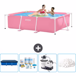 Choisissez la commodité et le confort cet été Avec ce forfait piscine d' Intex , vous pouvez choisir la la commodité et < str ...