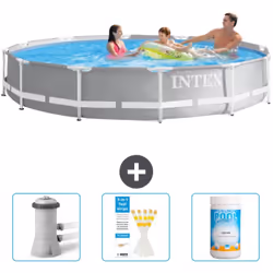 Choisissez la commodité et le confort cet été Avec ce forfait piscine d' Intex , vous pouvez choisir la la commodité et < str ...