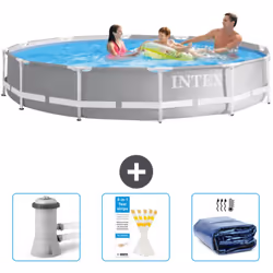 Choisissez la commodité et le confort cet été Avec ce forfait piscine d' Intex , vous pouvez choisir la la commodité et < str ...