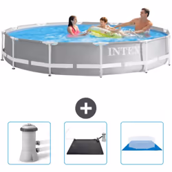 Choisissez la commodité et le confort cet été Avec ce forfait piscine d' Intex , vous pouvez choisir la la commodité et < str ...