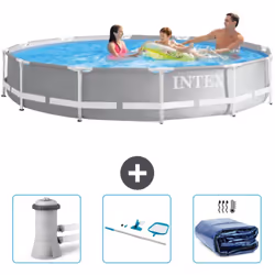 Choisissez la commodité et le confort cet été Avec ce forfait piscine d' Intex , vous pouvez choisir la la commodité et < str ...