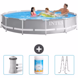 Choisissez la commodité et le confort cet été Avec ce forfait piscine d' Intex , vous pouvez choisir la la commodité et < str ...