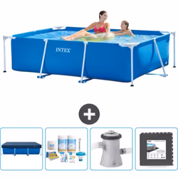 Choisissez la commodité et le confort cet été Avec ce forfait piscine d' Intex , vous pouvez choisir la la commodité et < str ...