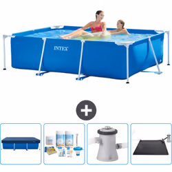 Choisissez la commodité et le confort cet été Avec ce forfait piscine d' Intex , vous pouvez choisir la la commodité et < str ...