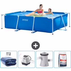 Choisissez la commodité et le confort cet été Avec ce forfait piscine d' Intex , vous pouvez choisir la la commodité et < str ...