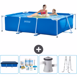 Choisissez la commodité et le confort cet été Avec ce forfait piscine d' Intex , vous pouvez choisir la la commodité et < str ...