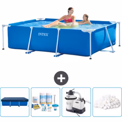 Choisissez la commodité et le confort cet été Avec ce forfait piscine d' Intex , vous pouvez choisir la la commodité et < str ...