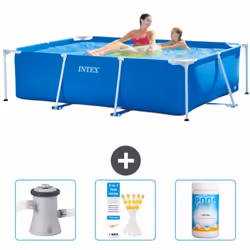 Choisissez la commodité et le confort cet été Avec ce forfait piscine d' Intex , vous pouvez choisir la la commodité et < str ...