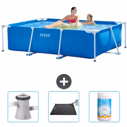Choisissez la commodité et le confort cet été Avec ce forfait piscine d' Intex , vous pouvez choisir la la commodité et < str ...