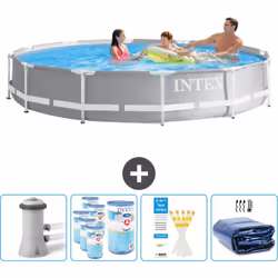 Choisissez la commodité et le confort cet été Avec ce forfait piscine d' Intex , vous pouvez choisir la la commodité et < str ...