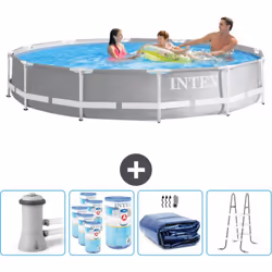 Choisissez la commodité et le confort cet été Avec ce forfait piscine d' Intex , vous pouvez choisir la la commodité et < str ...